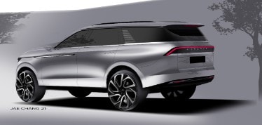 2025 Lincoln Navigator Exterior Design Sketch